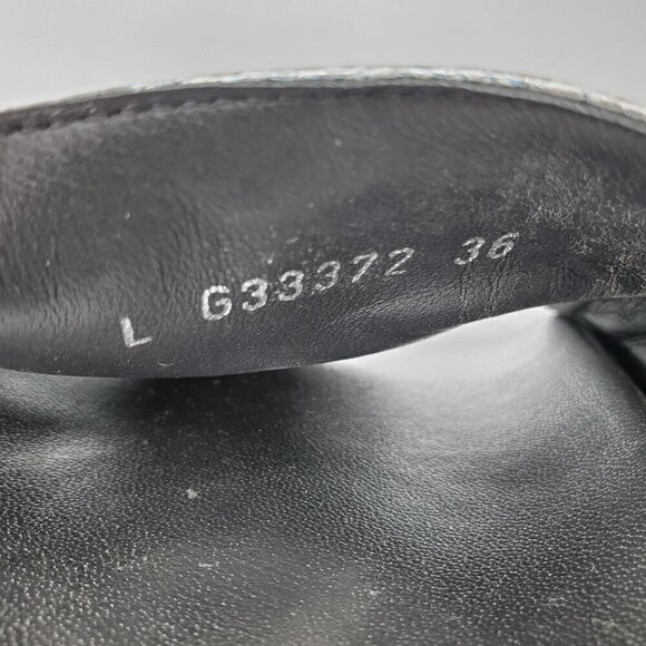 Chanel Metallic CC Chain Embellished Slides - Picture 9 of 9